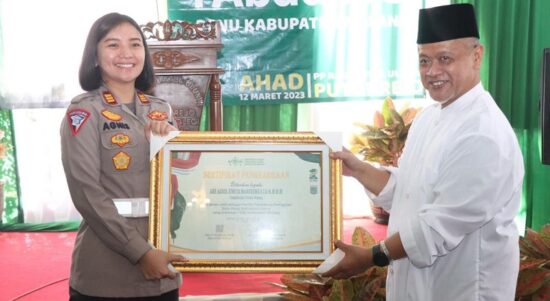 AKP Agnis Juwita Manurung Polwan Berprestasi Asal Banjarmasin(ist)