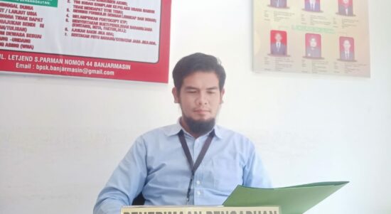 Foto: Adam Nugraha Wiradhana, Anggota BPSK Kota Banjarmasin.