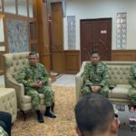 Bantu Cari Solusi Karhutla, Siswa Sesko TNI Audiensi dengan Bupati Barito Kuala